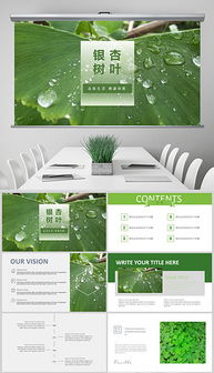 PPTX大自然广告设计 素材图片与模板在互联网信息服务中的运用